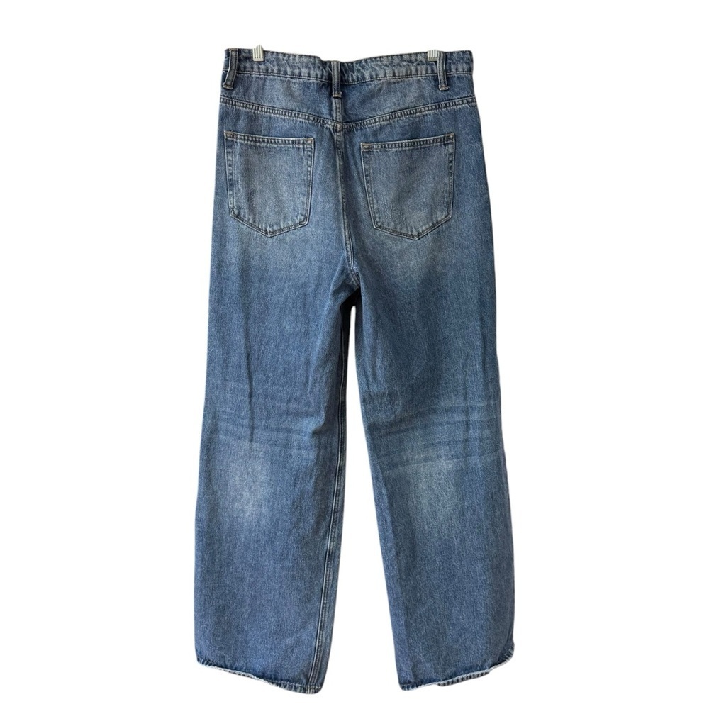 Distressed Light Blue Women's Jeans - Picture 8 of 10